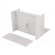 Enclosure: with panel | X: 91mm | Y: 66mm | Z: 39mm | polystyrene | grey image 8