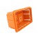 Enclosure: back box | X: 98mm | Y: 153mm | Z: 70mm | plaster embedded paveikslėlis 3