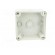 Enclosure: junction box | X: 110mm | Y: 110mm | Z: 51mm | polypropylene image 4