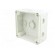 Enclosure: junction box | X: 110mm | Y: 110mm | Z: 51mm | polypropylene image 5