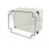 Enclosure: junction box | X: 110mm | Y: 150mm | Z: 70mm | IP65 | grey image 8