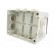 Enclosure: junction box | X: 110mm | Y: 150mm | Z: 70mm | IP65 | grey image 4