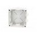 Enclosure: junction box | X: 113mm | Y: 113mm | Z: 87mm | wall mount image 3