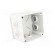 Enclosure: junction box | X: 113mm | Y: 113mm | Z: 87mm | wall mount image 2