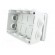 Enclosure: junction box | X: 120mm | Y: 162mm | Z: 73mm | wall mount image 3