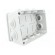 Enclosure: junction box | X: 120mm | Y: 162mm | Z: 73mm | wall mount image 2