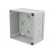Enclosure: junction box | X: 130mm | Y: 130mm | Z: 75mm | wall mount | ABS image 5
