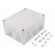 Enclosure: junction box | X: 163mm | Y: 198mm | Z: 80mm | IP55 | grey image 1