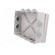 Enclosure: junction box | X: 198mm | Y: 249mm | Z: 81mm | IP55 | grey image 4