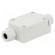 Enclosure: junction box | X: 40mm | Y: 60mm | Z: 24mm | IP65 | light grey image 1