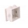 Enclosure: junction box | X: 78mm | Y: 78mm | Z: 44mm | wall mount | IP55 image 2