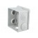 Enclosure: junction box | X: 80mm | Y: 80mm | Z: 40mm | wall mount | IP44 image 4
