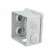 Enclosure: junction box | X: 80mm | Y: 80mm | Z: 40mm | wall mount | IP44 paveikslėlis 4