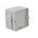 Enclosure: junction box | X: 80mm | Y: 80mm | Z: 52mm | polystyrene | IP65 image 6