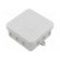 Enclosure: junction box | X: 85mm | Y: 85mm | Z: 40mm | IP55 | light grey paveikslėlis 1