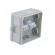 Enclosure: junction box | X: 86mm | Y: 86mm | Z: 39mm | wall mount | IP55 фото 2