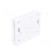 Set of clips | ABS | white | Kit: 2 holders,screw x4 image 8