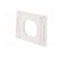 Wall mounting element | polyamide | white | Series: BoPad | 75x75mm image 6