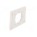 Wall mounting element | polyamide | white | Series: BoPad | 75x75mm image 8