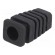 Strain relief | rubber | L: 22.4mm | black | Panel thick: max.2.8mm фото 1