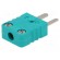 K-type miniature plug | Mat: PVC | 200°C image 1