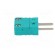 K-type miniature plug | Mat: PVC | 200°C фото 3