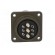 Connector: circular | socket | PIN: 9(3+6) | male | soldering | MS/DS image 5