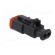 Connector: wire-wire | AT | female | plug | for cable | PIN: 2 | black фото 4