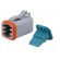 Connector: wire-wire | AT | female | plug | for cable | PIN: 6 | crimped image 2