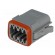 Connector: wire-wire | AT | plug | female | PIN: 8 | IP67 | Locking: latch фото 2