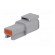 Connector: wire-wire | ATM | male | plug | for cable | PIN: 2 | grey | IP67 image 6