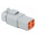 Connector: wire-wire | ATP | plug | male + female | Size: 12 | PIN: 4 paveikslėlis 8