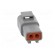 Connector: wire-wire | ATP | plug | male | PIN: 2 | Locking: latch | grey image 5