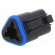 Connector: wire-wire | PX0 | female | plug | for cable | PIN: 3 | black image 1