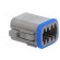 Connector: wire-wire | PX0 | female | plug | for cable | PIN: 8 | grey image 8