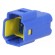 Connector: wire-wire/PCB | 560,E-Seal | male | socket | THT | blue | IP67 image 1
