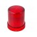 Signallers accessories: cloche | red | Series: WLK | IP65 | Ø60x77mm фото 1