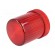 Signallers accessories: cloche | red | Series: WLK | IP65 | Ø60x77mm фото 2
