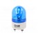 Signaller: lighting | rotating light | blue | S80 | 24VDC | IP44 | 310mA image 1