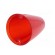 Signallers accessories: cloche | red | Series: X125 | IP65 | Ø98x167mm image 6