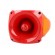 Signaller: lighting-sound | 10÷60VDC | siren,flashing light | red image 3