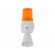 Signaller: lighting-sound | 230÷240VAC | bulb BA15D | orange | IP43 фото 1
