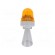 Signaller: lighting-sound | 230VAC | horn,flashing light | orange image 1