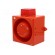 Signaller: lighting-sound | 24VDC | siren,flashing light | red | IP65 paveikslėlis 2
