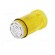 Signaller: lighting | LED | yellow | 24VDC | 24VAC | IP66 | Ø40x77mm image 2