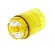 Signaller: lighting | LED | yellow | Usup: 24VDC | IP65 | Ø50x69mm image 2