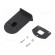 Signallers accessories: wall mounting element | black | IP65 image 2