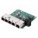 Industrial module: switch Ethernet | unmanaged | 5÷30VDC | RJ45 фото 1