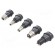 Adapter | adapter x5,case | 4mm | Cap: B15,B22,E14,E27,GU10 paveikslėlis 2