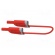 Test lead | 20A | banana plug 4mm,both sides | Urated: 1kV | Len: 1m image 2